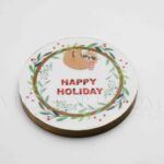 Natural Enameling Work Coaster