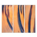 White Whit Black Brown Streaks