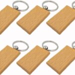 Eco-Friendly Natural Wood Keychains – Customizable, Durable & Unique