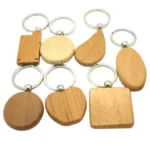 Eco-Friendly Natural Wood Keychains – Customizable, Durable & Unique