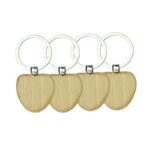 Eco-Friendly Natural Wood Keychains – Customizable, Durable & Unique